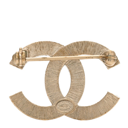 Chanel Pearl CC Mini Brooch Gold 3 of 4