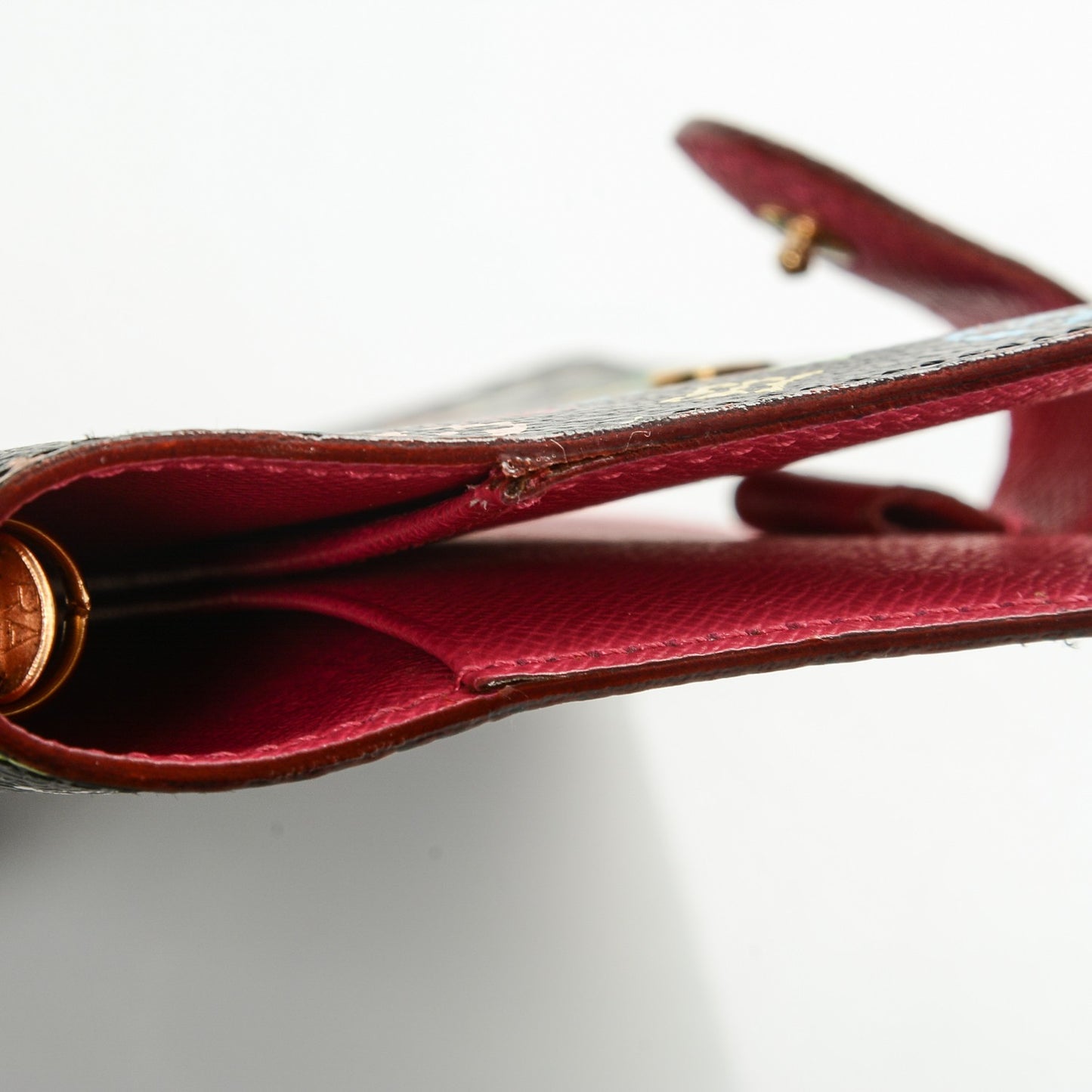 Monogram Multicolor Small Ring Agenda Cover Black Grenade