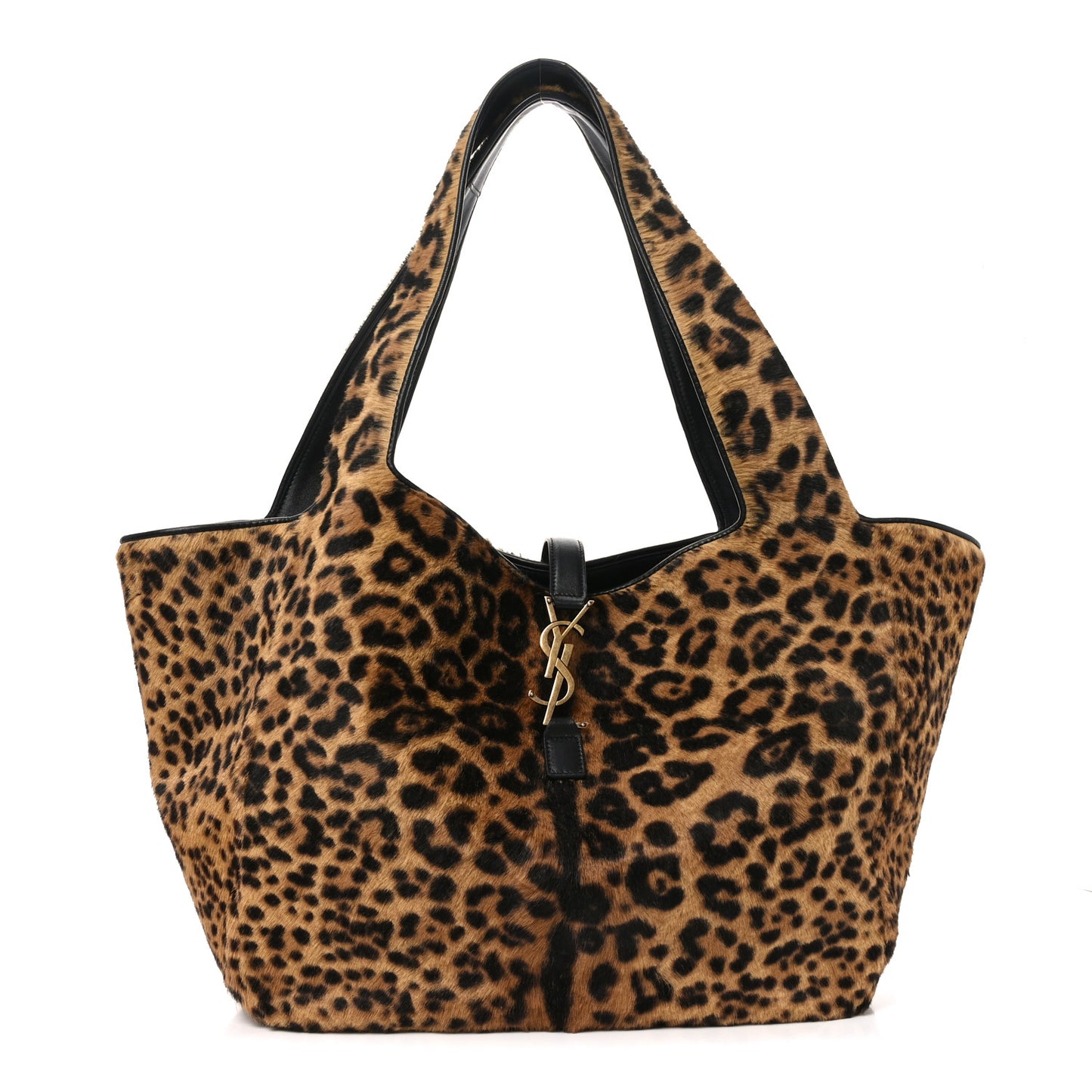 Pony Hair Nappa Leopard Print Le 5 A 7 Bea Tote Manto Naturale