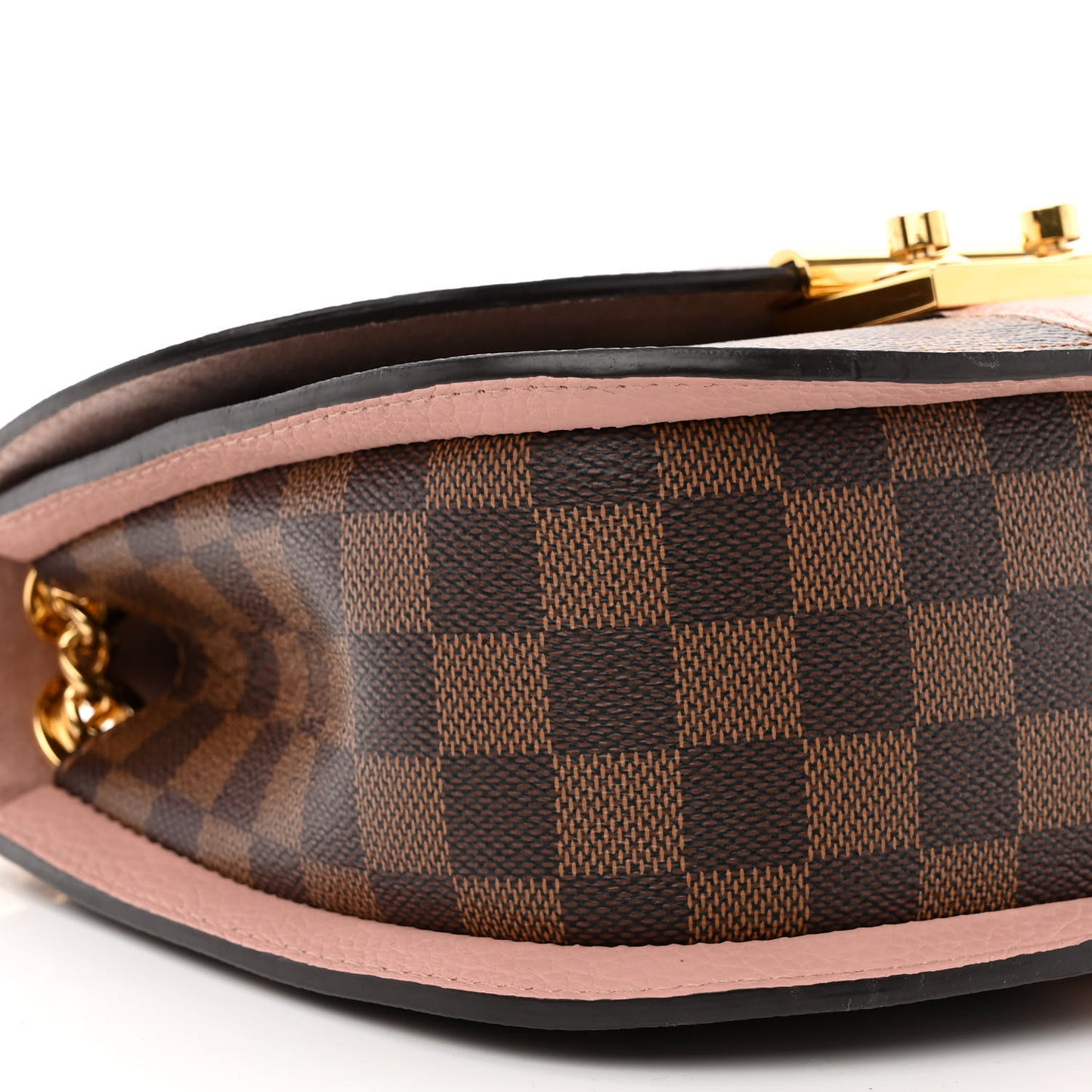 Damier Ebene Cuir Taurillon Wight Magnolia