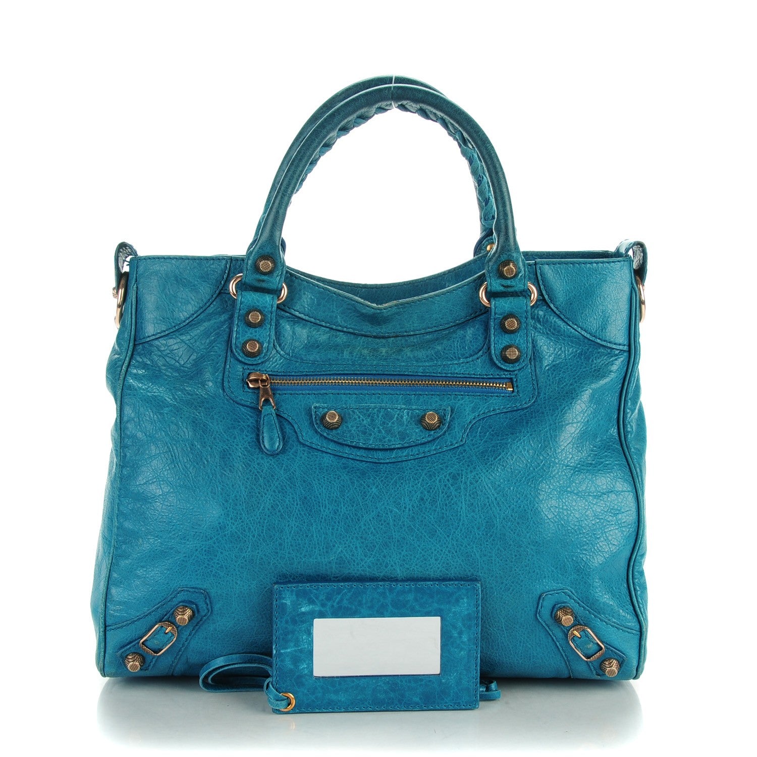 Balenciaga Agneau Giant 12 Rose Gold Hardware Velo Lagon 1 of 8