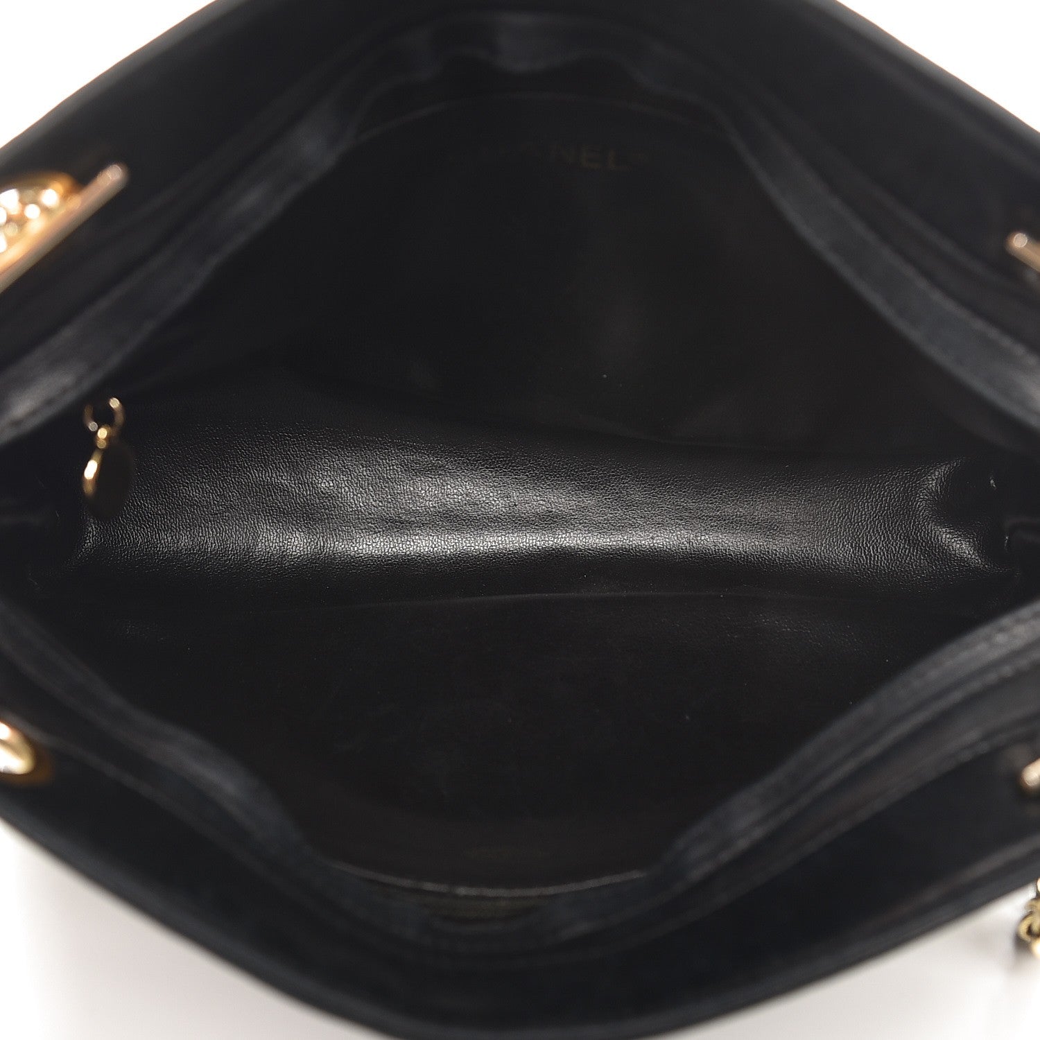 Chanel Lambskin Quilted Shoulder Bag Black 5 of 7