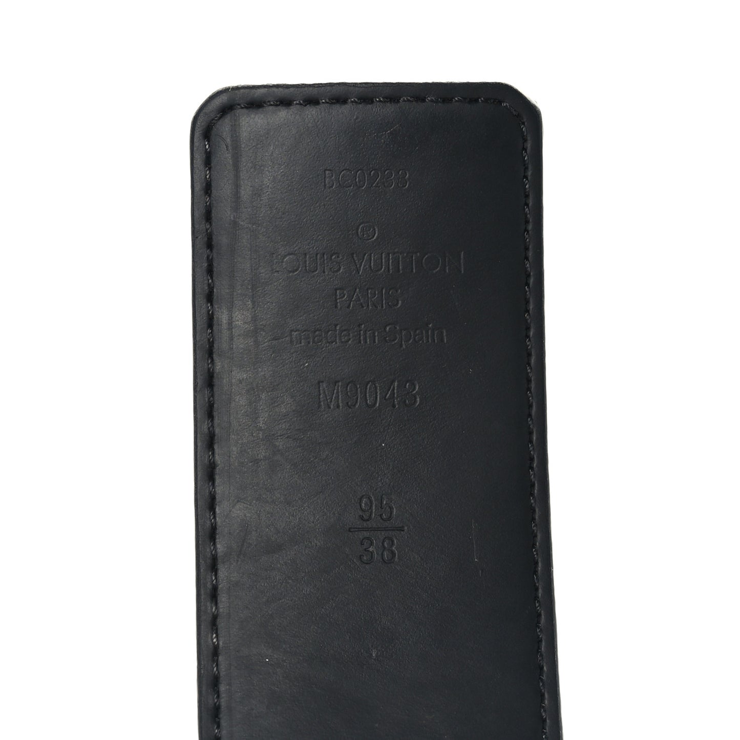 Monogram Eclipse Taigarama 40mm LV Initiales Reversible Belt 95 38 Black