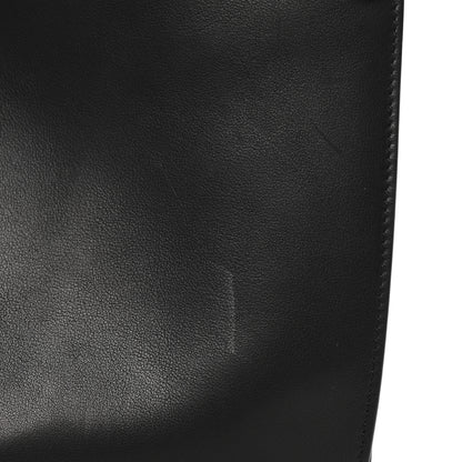 The Row Polished Saddle Calfskin Small Alexia Bag Black 11 of 12