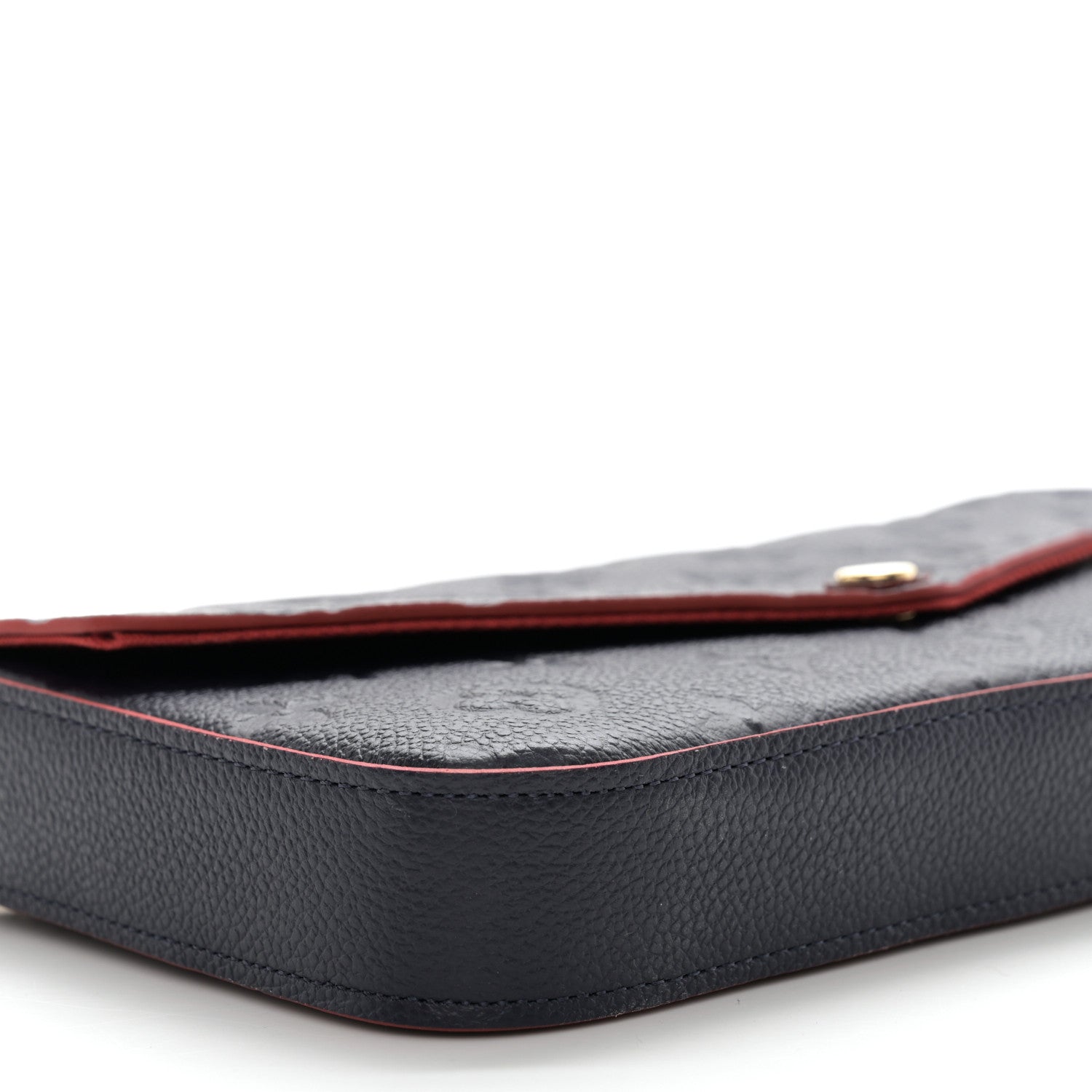 Louis Vuitton Empreinte Pochette Felicie Chain Wallet Marine Rouge 9 of 10