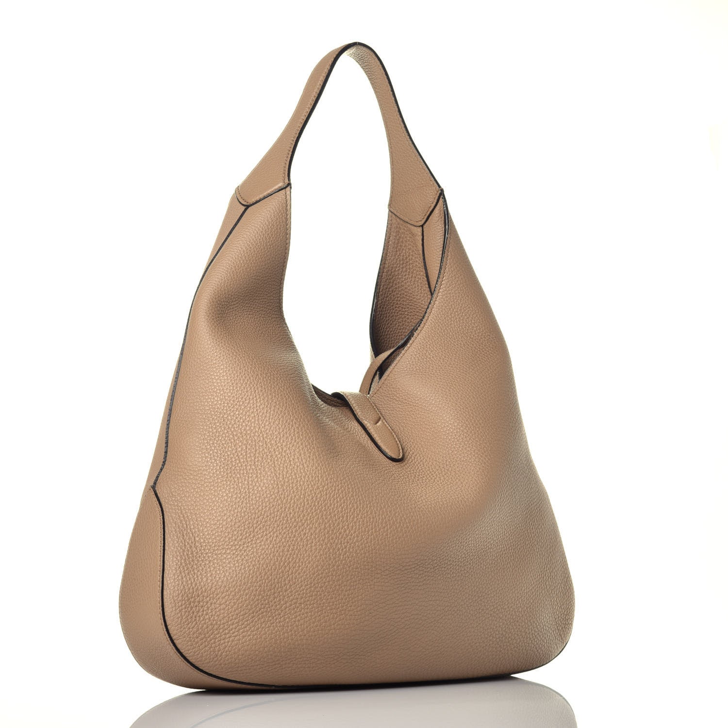 Gucci Soft Grained Calfskin Large Jackie Hobo Classic Camel 3 of 11