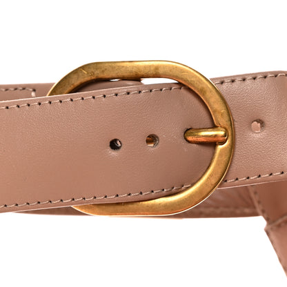 Valentino Garavani Calfskin Roman Stud Ankle Strap Flat Mules 36 Rose Cannelle 9 of 10