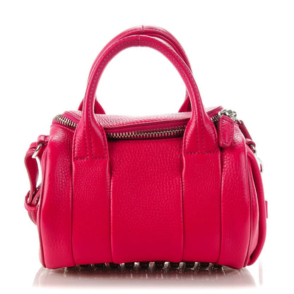 Alexander Wang Pebbled Lambskin Mini Rockie Fuchsia Rhodium Hardware 1 of 6