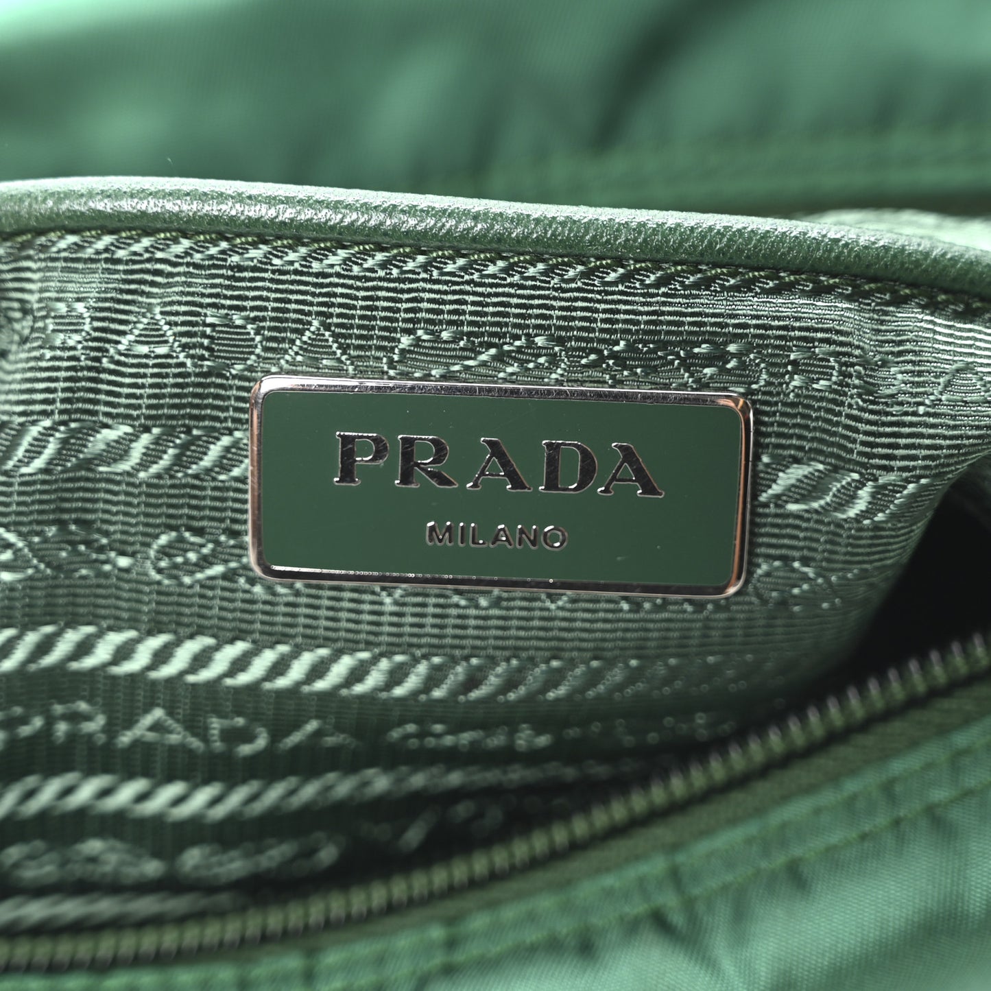 Nylon Vela Saffiano Messenger Bag Oleandro