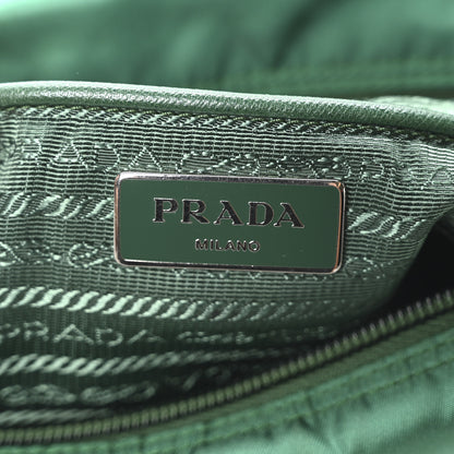 Prada Nylon Vela Saffiano Messenger Bag Oleandro 6 of 9