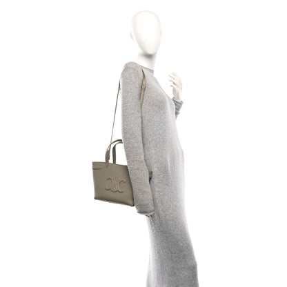 Celine Grained Calfskin Triomphe Mini Cabas Anais Modern Taupe 2 of 13