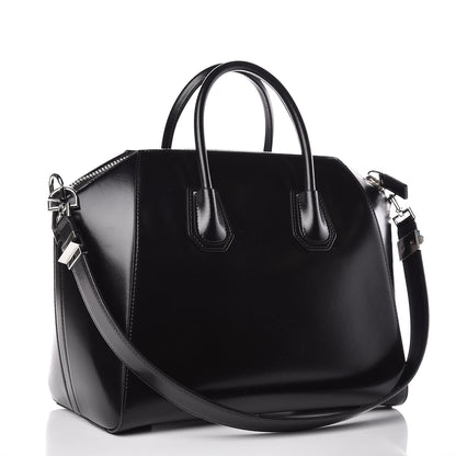 Givenchy Shiny Lord Calfskin Medium Antigona Black 3 of 16