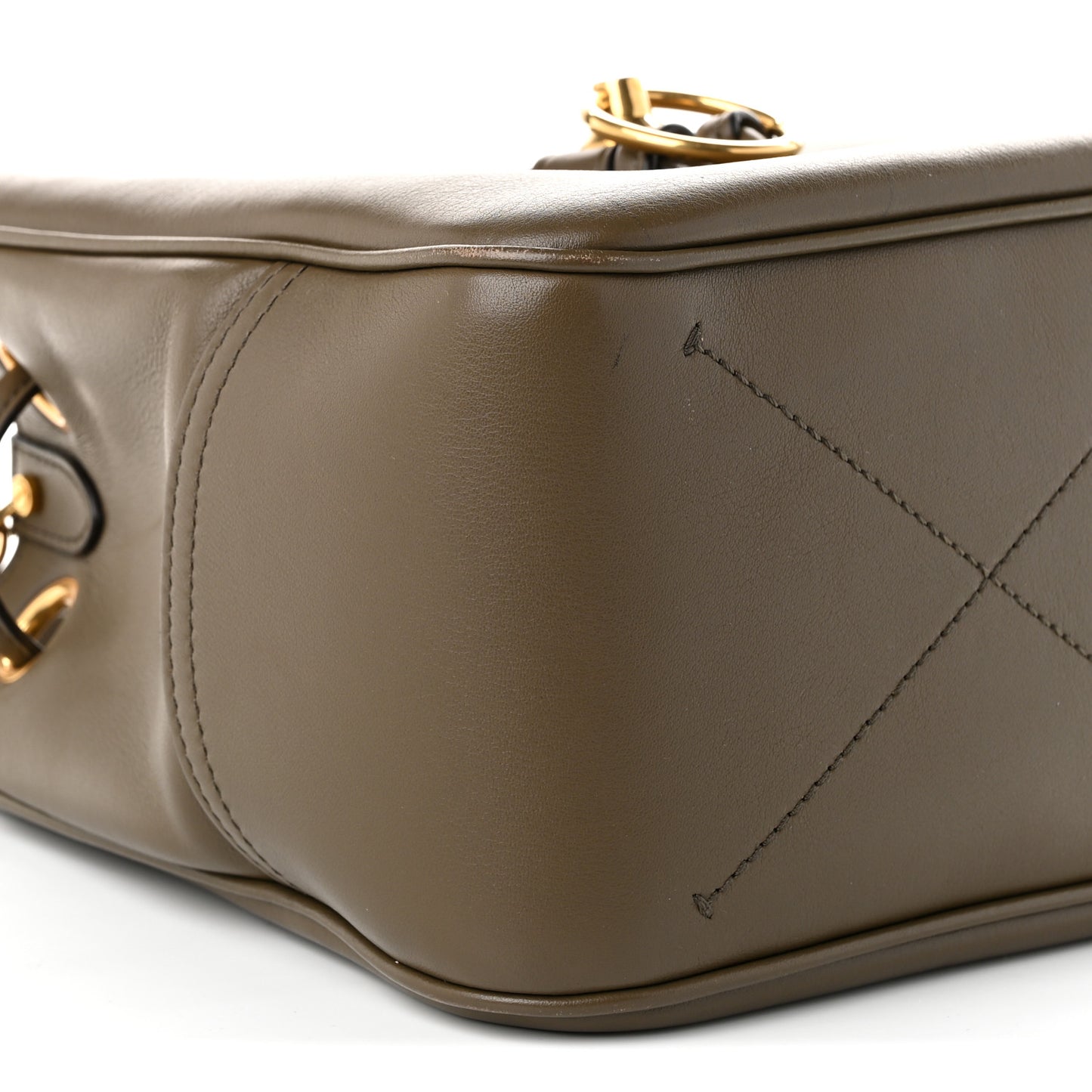 Silky Calfskin Small Hampstead Dark Palm