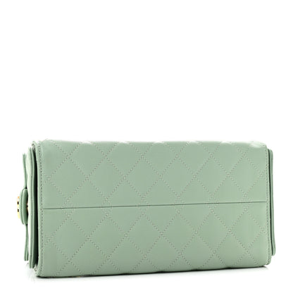 Chanel Caviar Quilted Small Chanel 25 Handbag Light Green 4 of 10