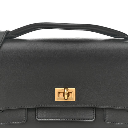 Balenciaga Smooth Calfskin Small Bel Air Clutch On Strap Black 9 of 12