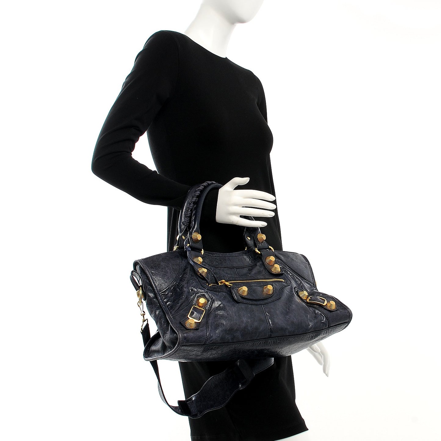 Agneau Giant 21 Gold Hardware Part Time Navy