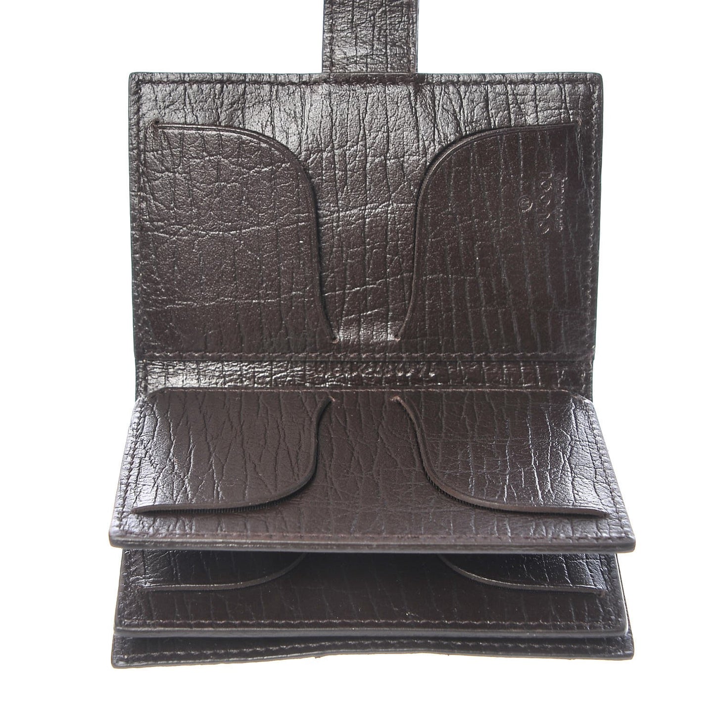Monogram GG Plus Avel Card Holder Wallet Beige Ebony Cocoa
