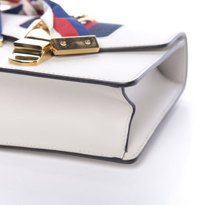 Gucci Calfskin Mini Sylvie Chain Shoulder Bag White 12 of 12