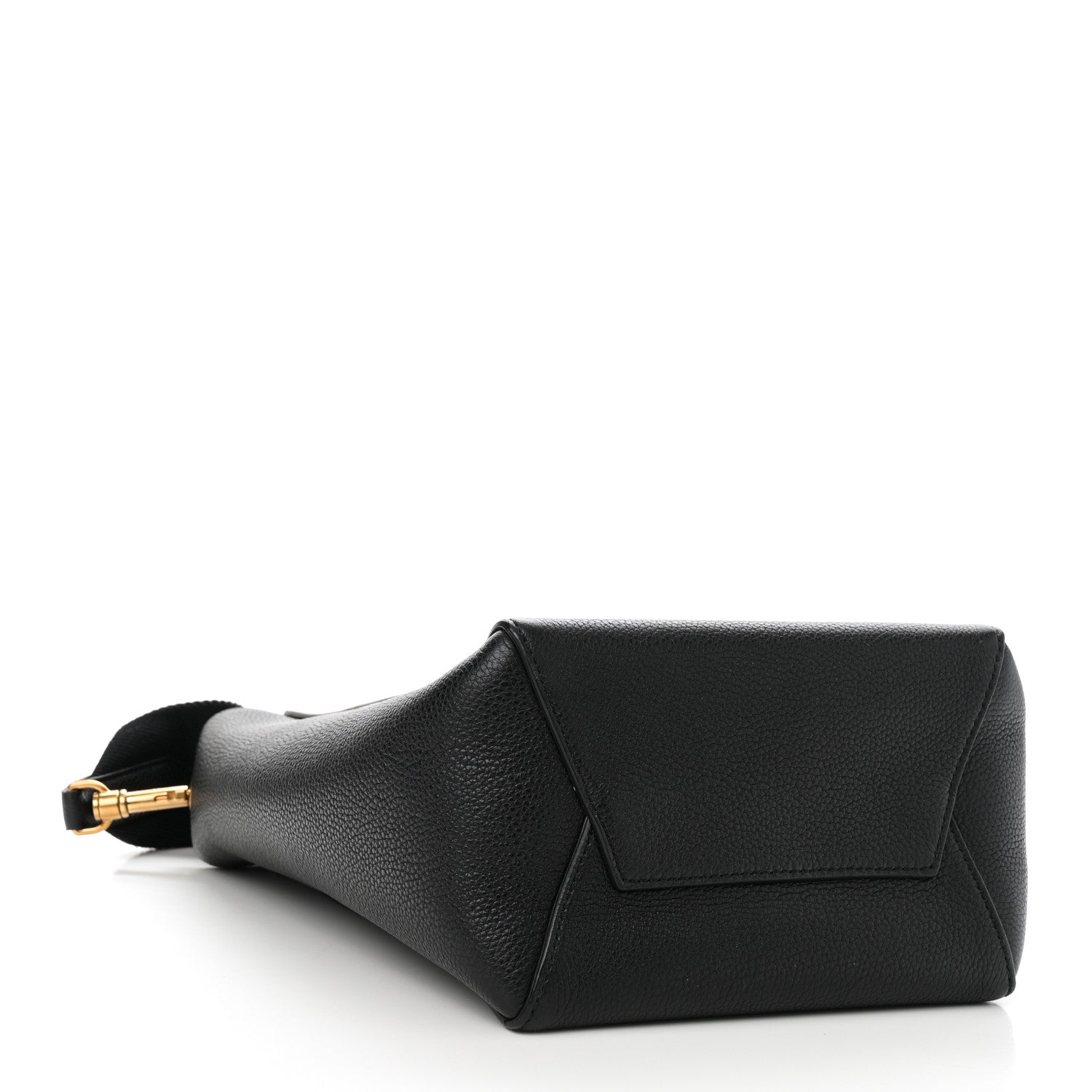 Celine Soft Grained Calfskin Small Sangle Bucket Bag Black 4 of 9