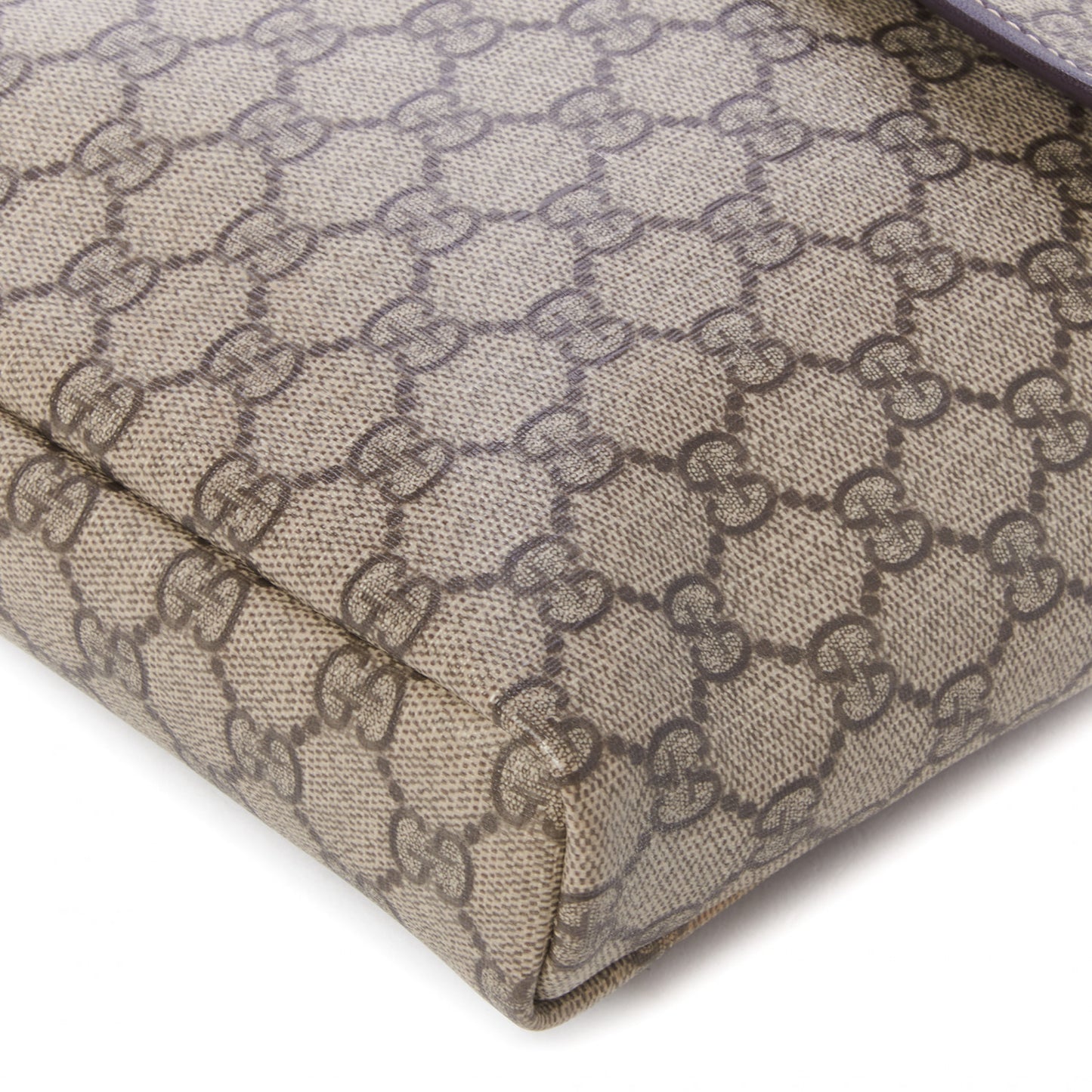 GG Plus Monogram Small Flap Messenger Bag Beige Dark Brown