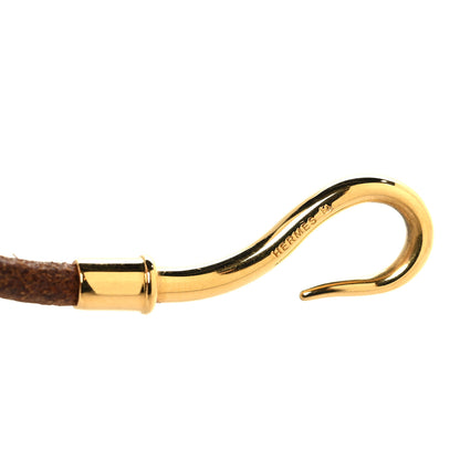Hermes Natural Bridle Jumbo Hook Bracelet Bouton 4 of 4