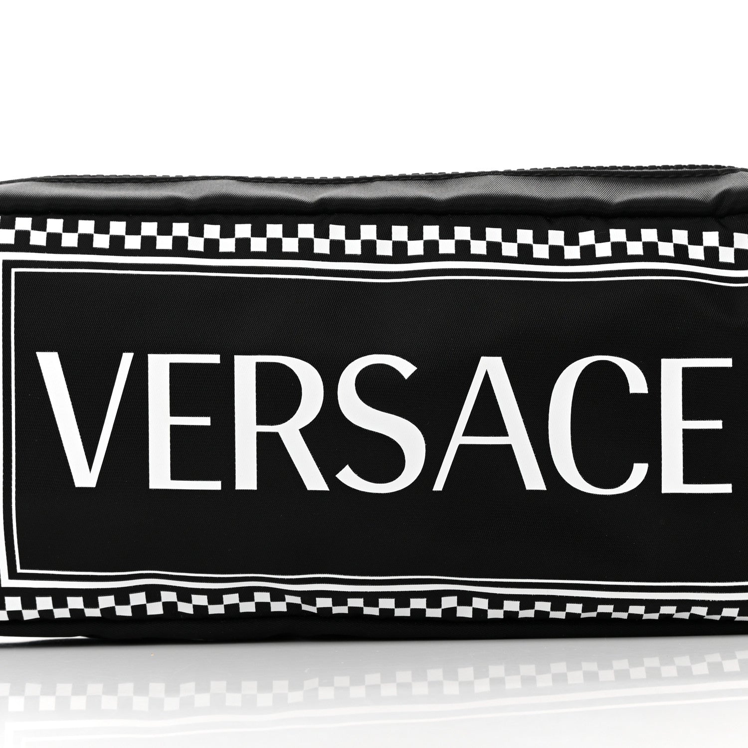 Versace Nylon Logo Two Tone Belt Bag Black 8 of 11