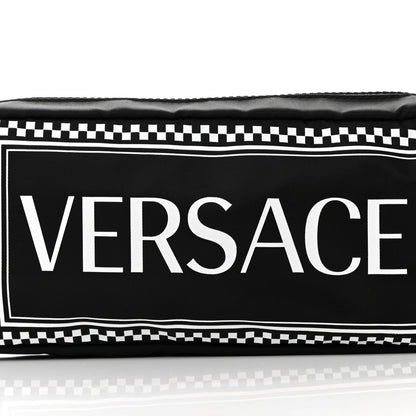 Versace Nylon Logo Two Tone Belt Bag Black 8 of 11