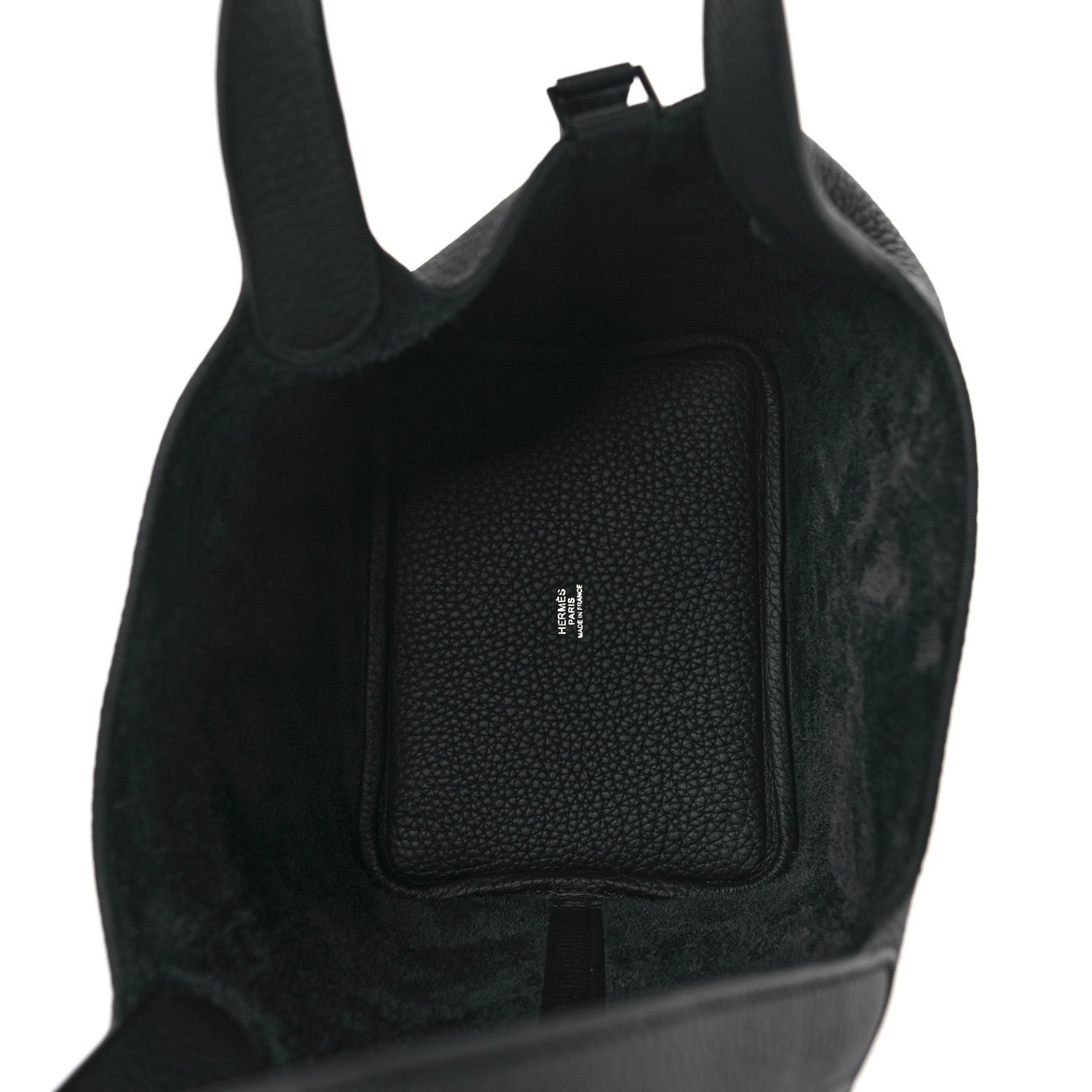 Hermes Taurillon Clemence Monochrome Picotin Lock 18 PM Black 4 of 9