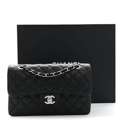 Chanel Caviar Quilted Small Double Flap Black 10 of 10