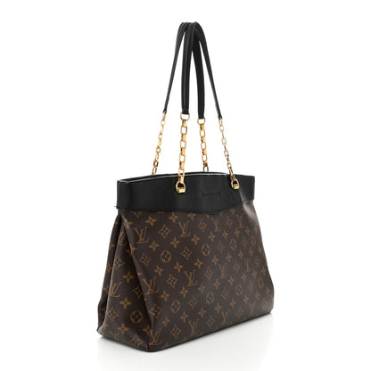 Louis Vuitton Monogram Pallas Shopper Black 3 of 12