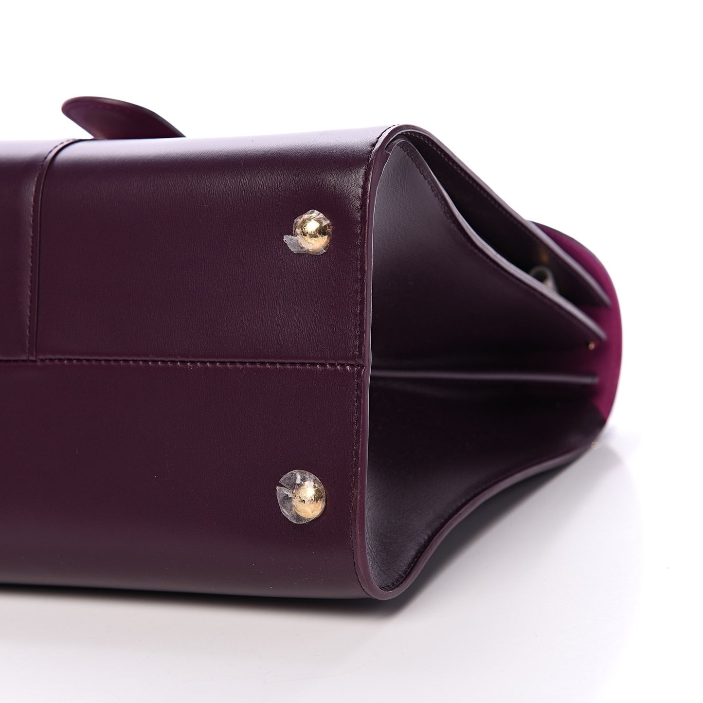 Boxed Calfskin MM Magic Brillant Satchel Prune