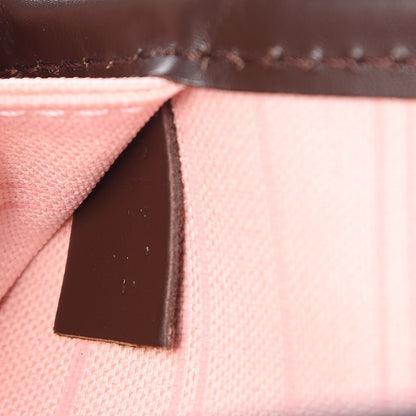 Louis Vuitton Damier Ebene Neo Neverfull MM Rose Ballerine 7 of 8