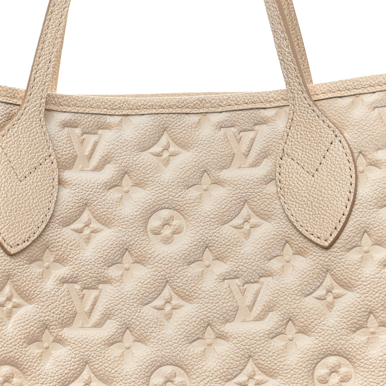 Louis Vuitton Empreinte Monogram Summer Stardust Neverfull MM Beige Clair 8 of 11