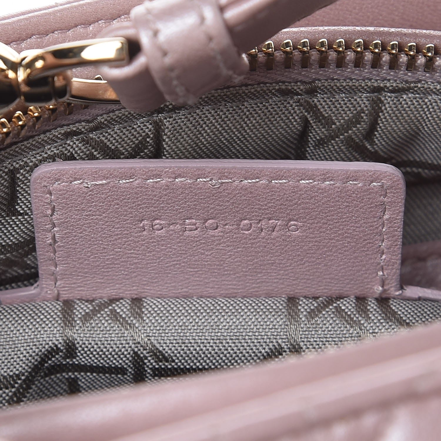 Christian Dior Pearly Lambskin Cannage Medium Lady Dior Lotus 7 of 7