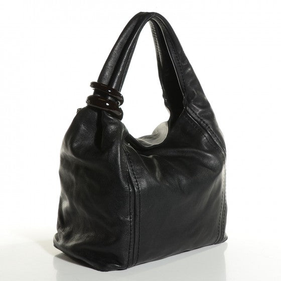 Nappa Medium Saba Hobo Black