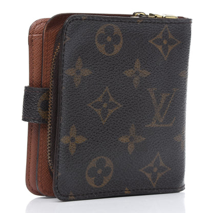 Louis Vuitton Monogram Compact Zippe Zipped Wallet 2 of 5