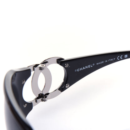 Chanel CC Sunglasses 6014 Black 6 of 7