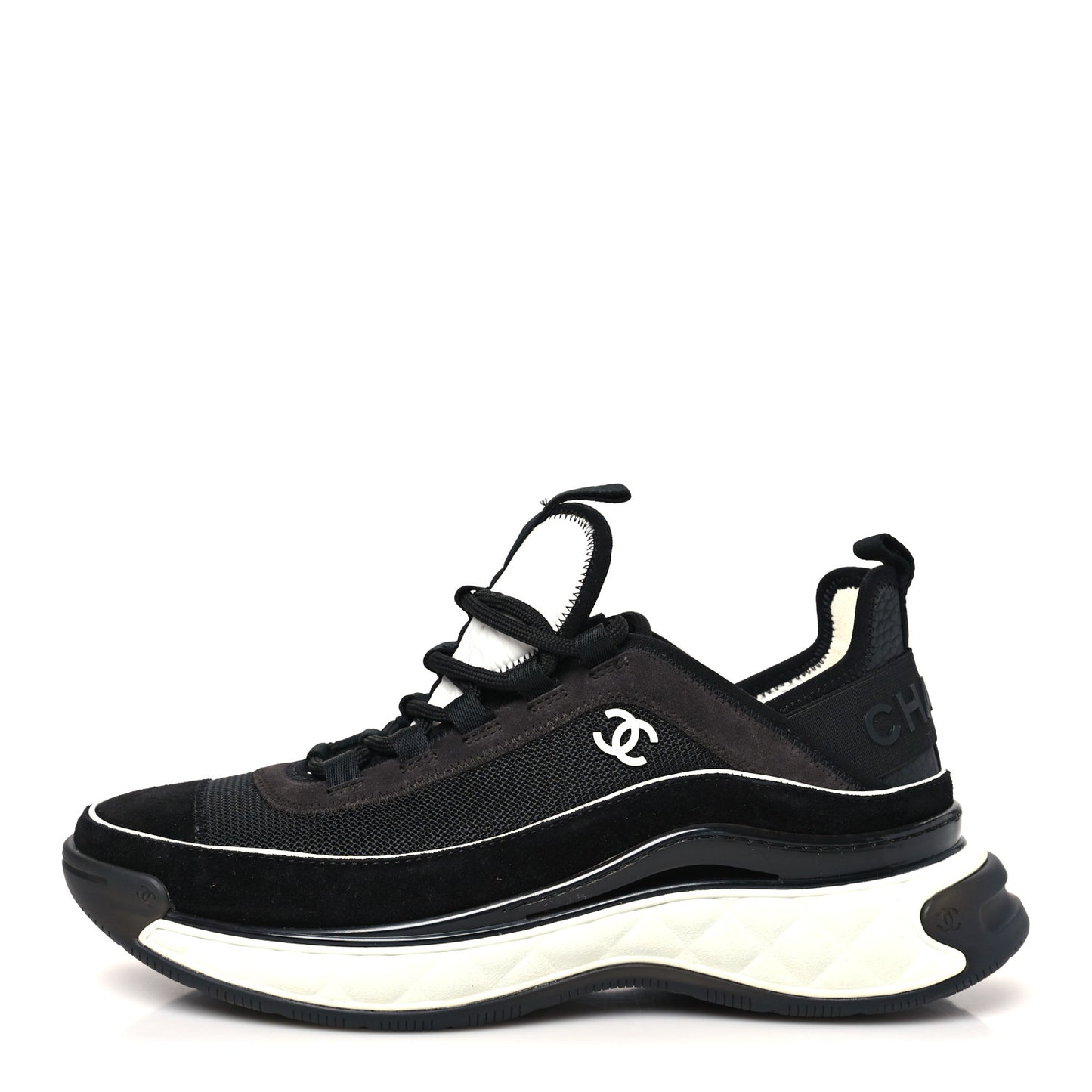 Fabric Suede CC Sneakers 40 Black Dark Grey