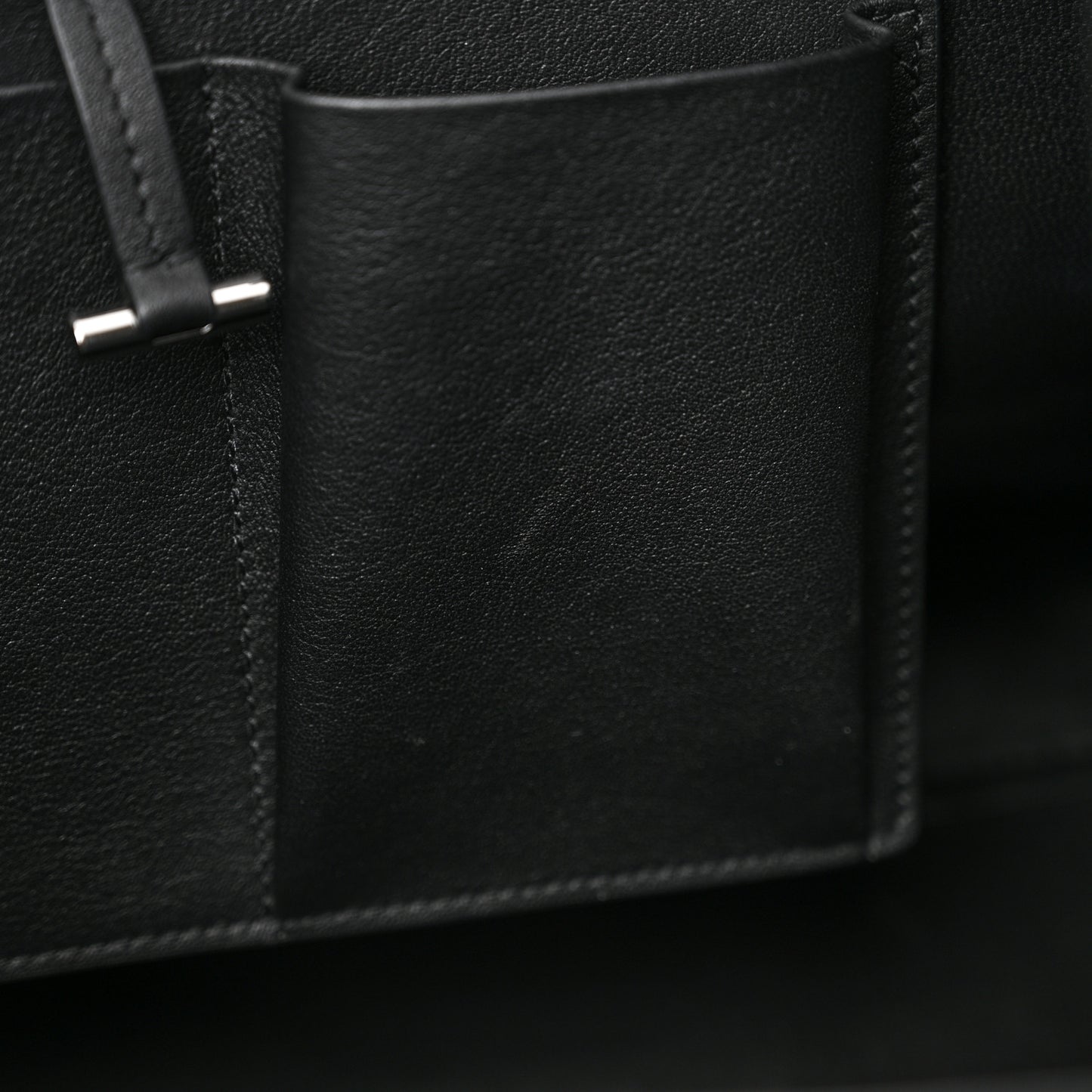 Polished Saddle Calfskin Soft Margaux Belt 15 Black