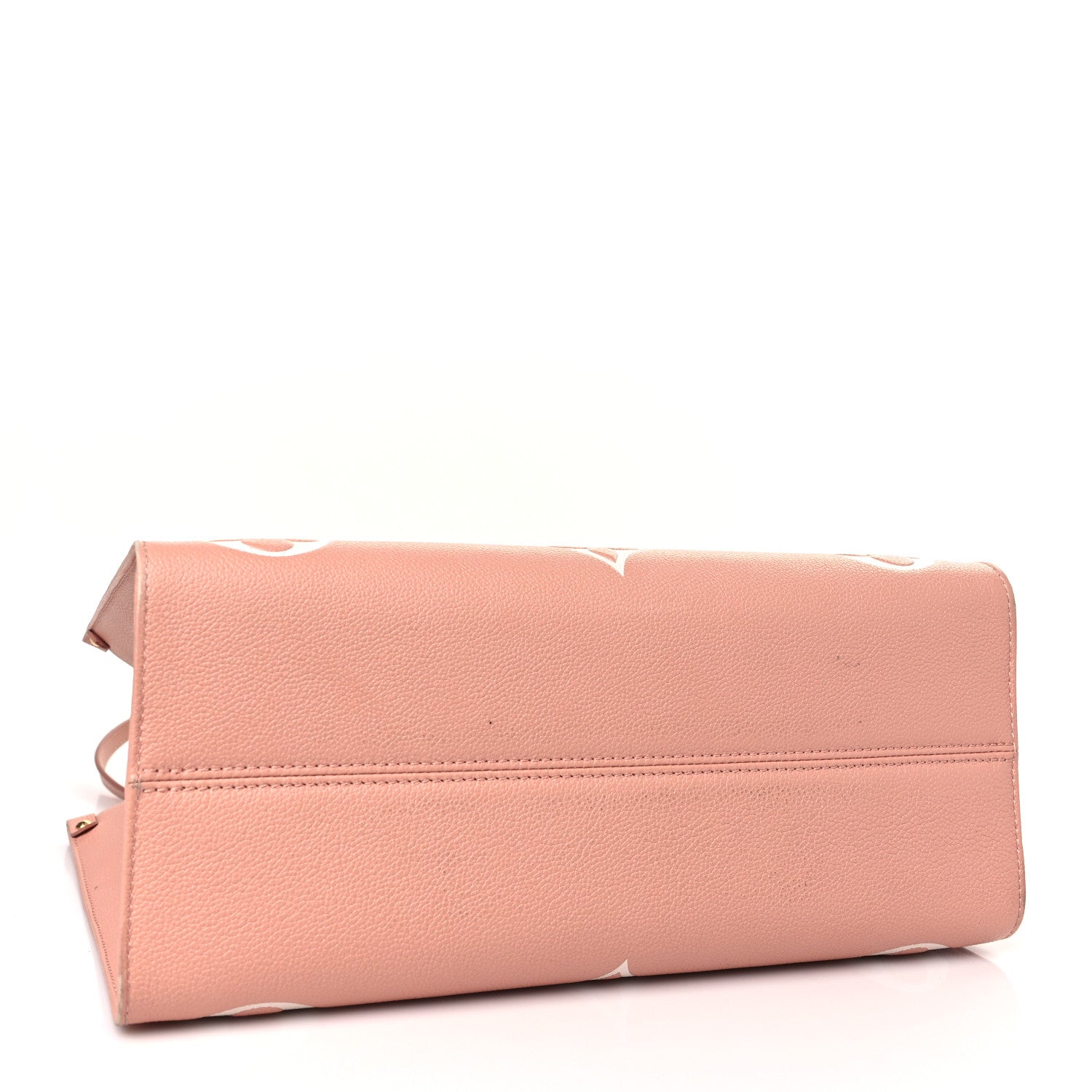 Louis Vuitton Empreinte Monogram Giant Onthego MM Rose Trianon Creme 4 of 8