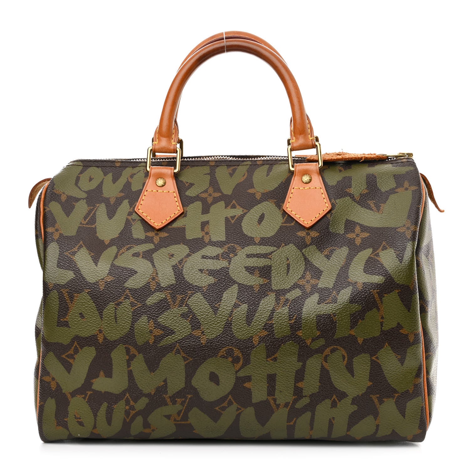 Louis Vuitton Monogram Graffiti Speedy 30 Kaki 1 of 15