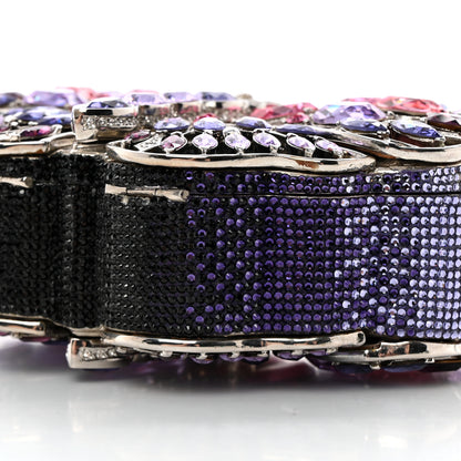 Judith Leiber Crystal Butterfly Celestrina Minaudiere Clutch Plum 8 of 13