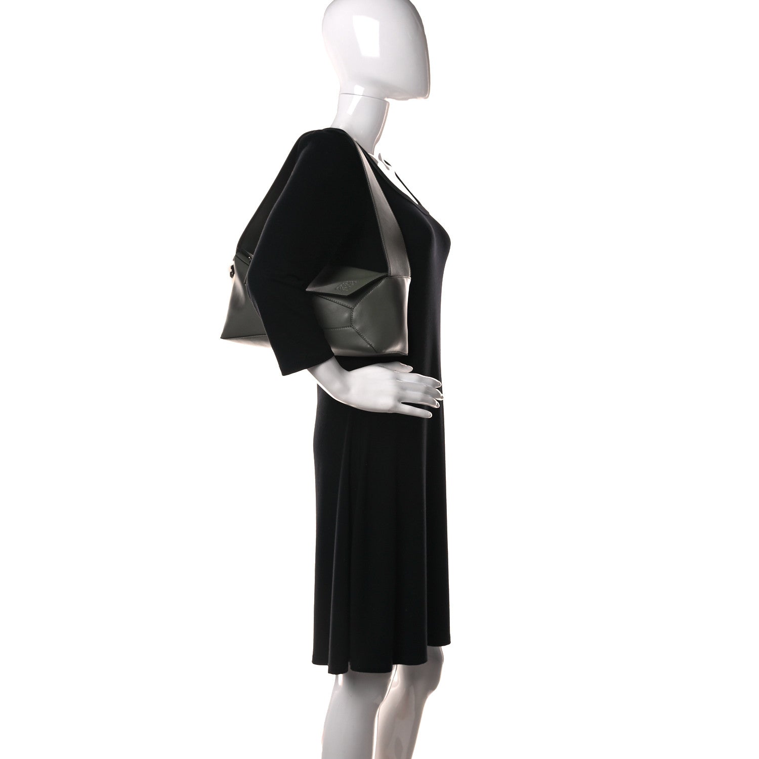 Loewe Calfskin Puzzle Hobo Avocado 3 of 10