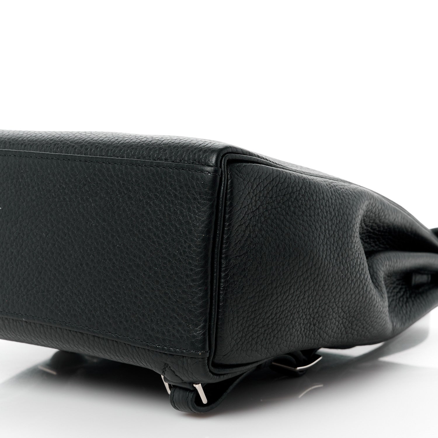 Hermes Taurillon Clemence Kelly Ado Backpack Black 11 of 17