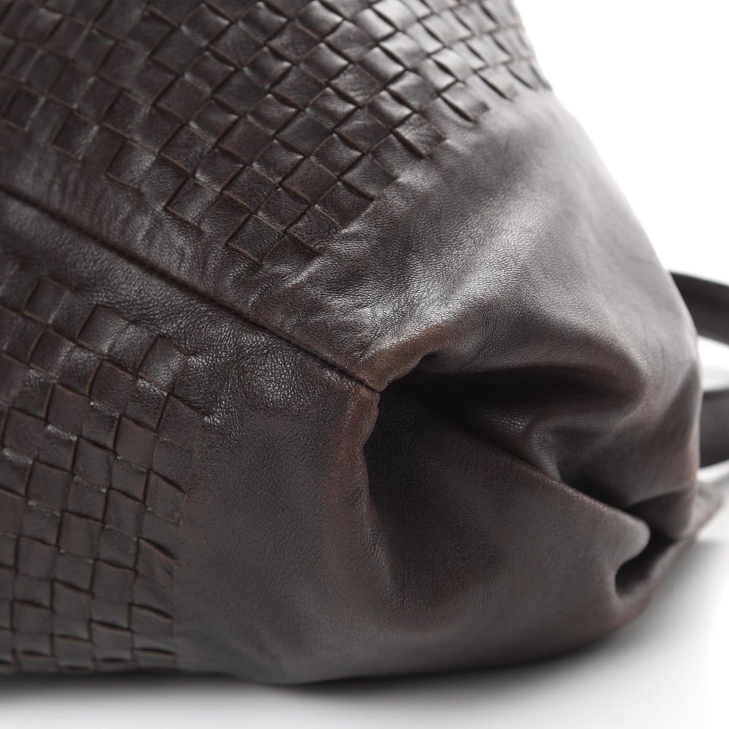 Nappa Intrecciato Aquilone Fortune Cookie Hobo Ebano