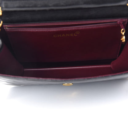 Chanel Lambskin Quilted Medium Single Flap Black 4 of 9