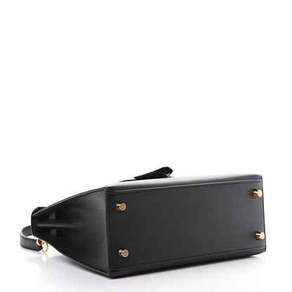 Hermes Epsom Kelly Sellier 25 Black 3 of 10