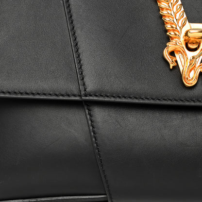 Versace Vitello Barocco Virtus Shoulder Bag Black 14 of 15