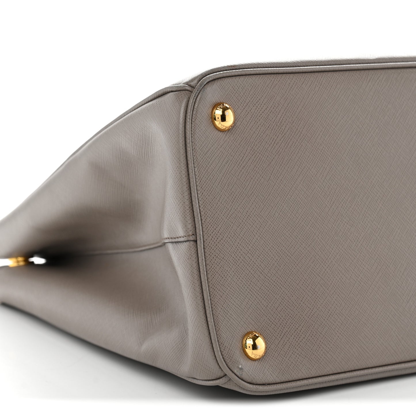Saffiano Lux Large Galleria Double Zip Tote Argilla