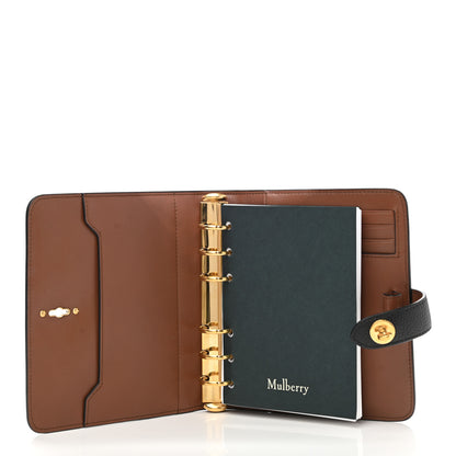 Mulberry Natural Grain Calfskin Postman's Lock Agenda Black 5 of 6